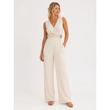 Rinascimento női bézs overál