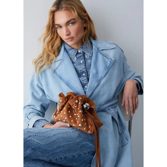 Liu Jo táska szegecses barna