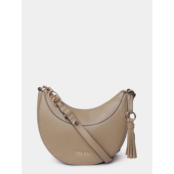 Liu Jo ívelt mud barna válltáska bojttal