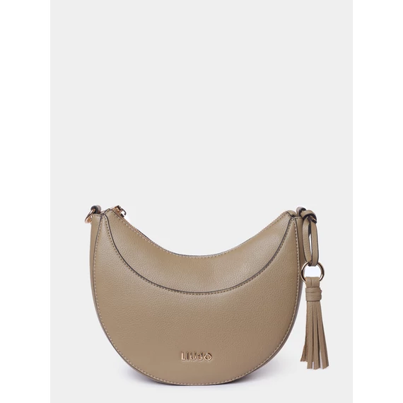 Liu Jo ívelt mud barna válltáska bojttal