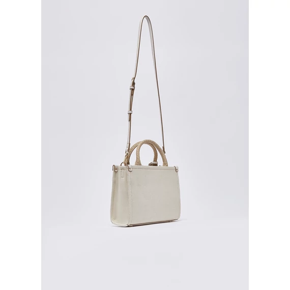 Liu Jo krémszínű kézitáska díszített designnal