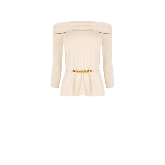 Rinascimento hosszú újjú felső világos bézs