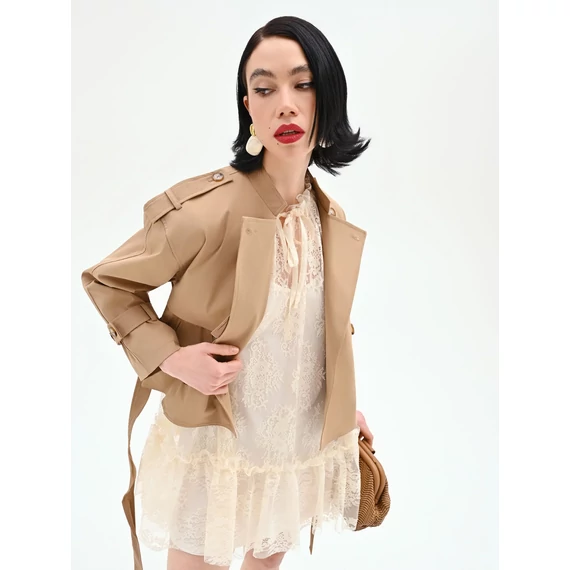 Rinascimento világos barna rövid kabát