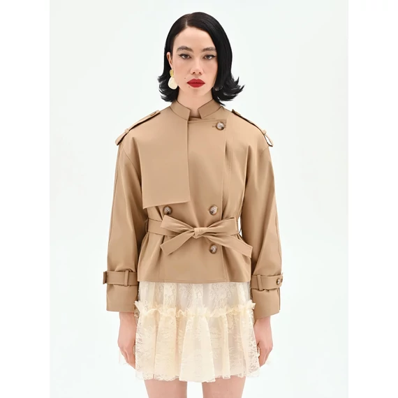 Rinascimento világos barna rövid kabát