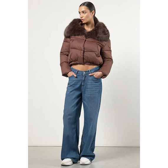 Rinascimento rövid kabát sötétbarna