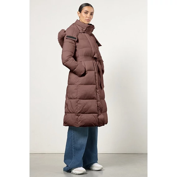 Rinascimento hosszú kabát sötétbarna