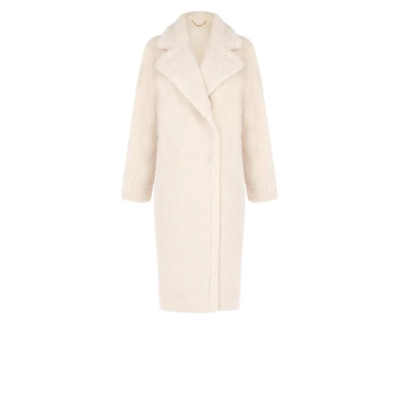 Rinascimento hosszú kabát krémszínű