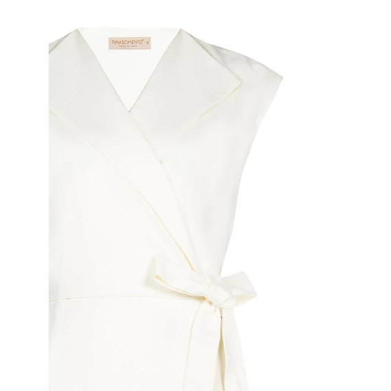 Rinascimento hosszított mellény fehér