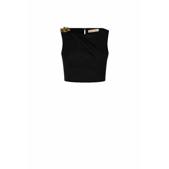 Rinascimento rövid felső, top fekete