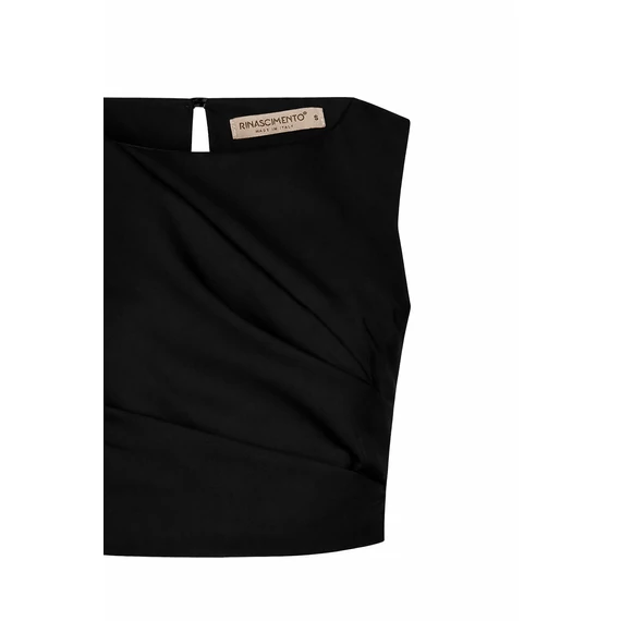 Rinascimento rövid felső, top fekete