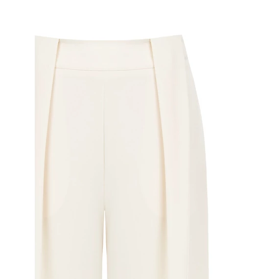 Rinascimento széles szárú palazzó nadrág krémszínű