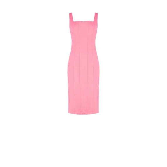 Rinascimento midi ruha rózsaszín