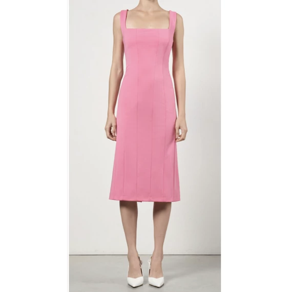 Rinascimento midi ruha rózsaszín