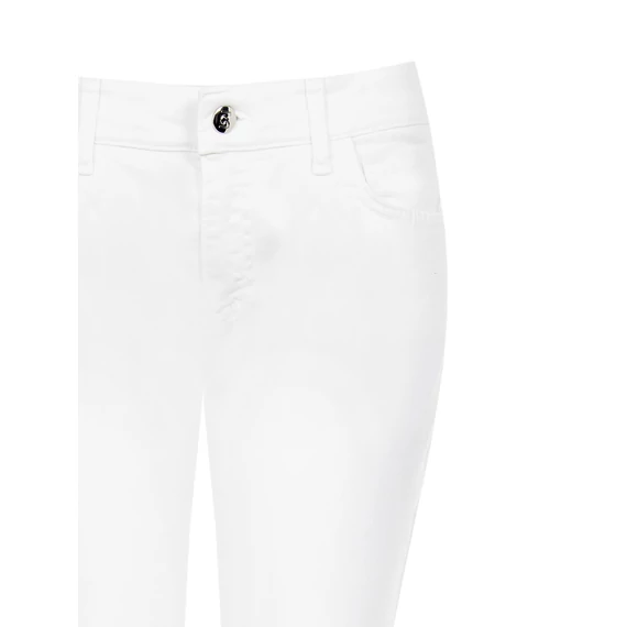 Rinascimento szűk szabású trapéznadrág fehér