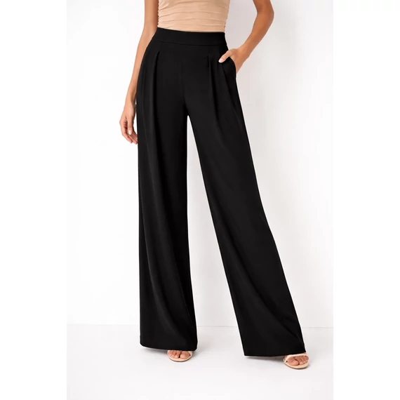 Rinascimento széles szárú palazzó nadrág fekete