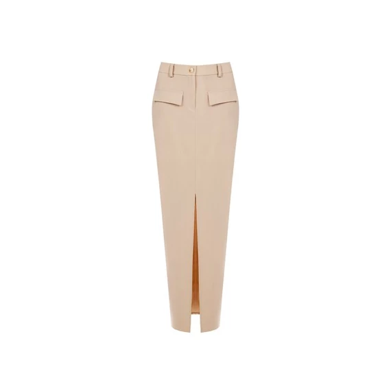 Rinascimento maxi szoknya sötét bézs