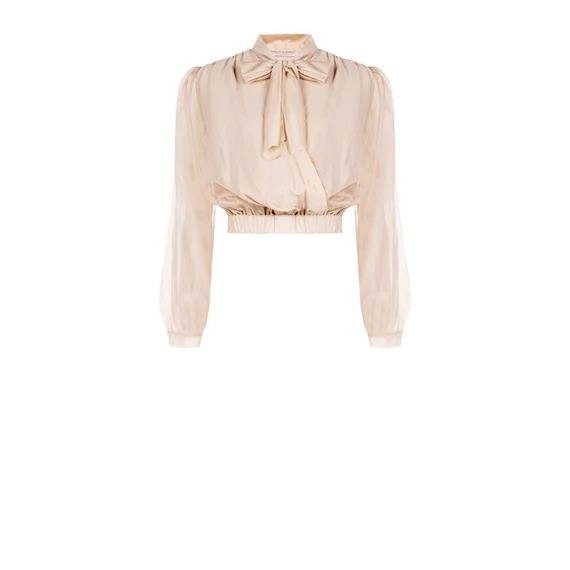 Rinascimento hosszú újjú felső sötét bézs