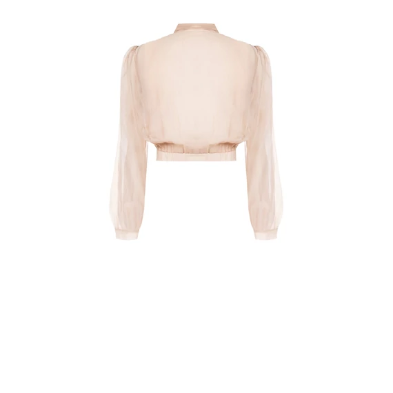 Rinascimento hosszú újjú felső sötét bézs