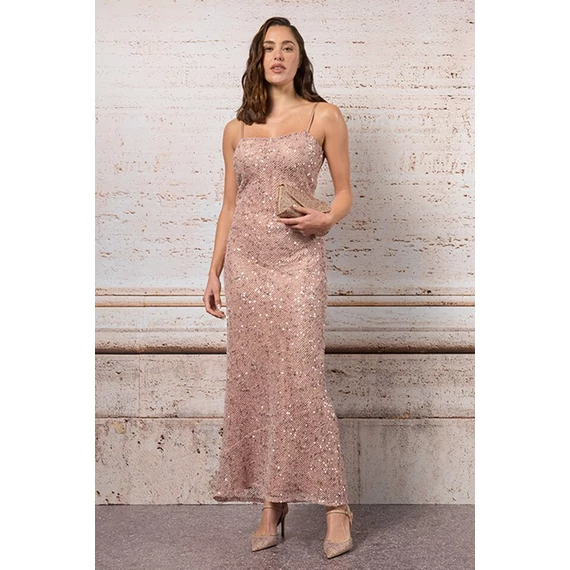 Rinascimento maxi ruha pasztel rózsasszín