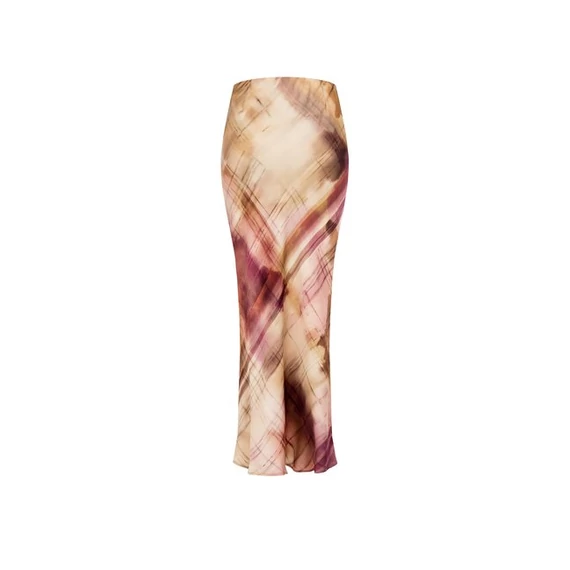 Rinascimento maxi szoknya barna, rózsaszín