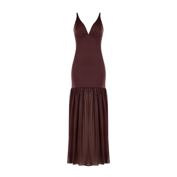 Rinascimento barna ruha fodros alsó résszel