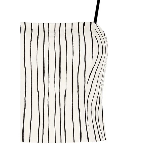 Rinascimento női csíkos top vékony pántos