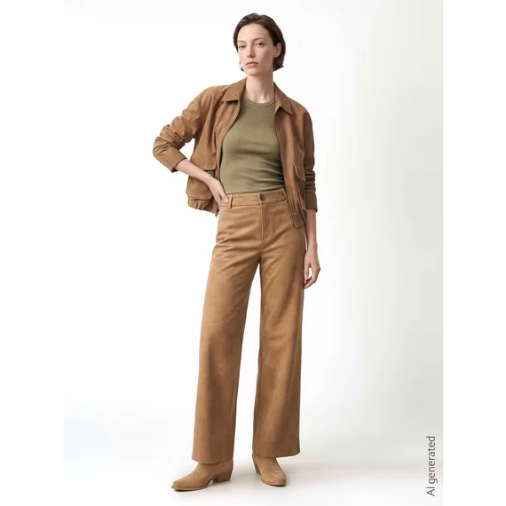 Rinascimento női rövid kabát cipzárral – modern ballon fazon