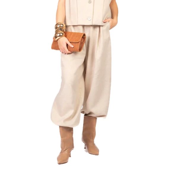 Imperial ballon fazonú női nadrág lurex szállal